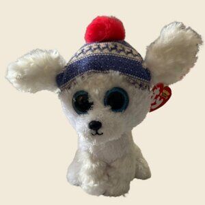 Ty Beanie Boos 2023 Sleighbell the Christmas Holiday Dog 7”